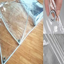 친환경비닐 두께 0.5mm) 편하게 쓸수 있는 pvc방풍비닐, 고정폭 587cm x 100cm