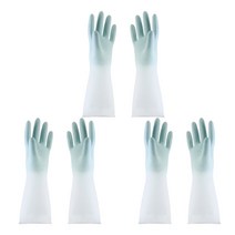 상세설명 참조 글라데이션 반투명 예쁜 질긴 주방장갑 핸드폰터치, 색상, 주방장갑_그린M 3개