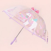 사은품증정 데이지 유아투명우산 친환경소재 안전 창 돔형 아동 어린이우산