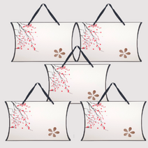 예라온 답례품 스카프 속옷 손수건 선물용 포장 상자 쇼핑백, 화이트