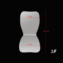 치과 교정 양면 스테인레스 스틸 오토 클레이브 거울 반사경 구강 내 사진, 1 piece No.2