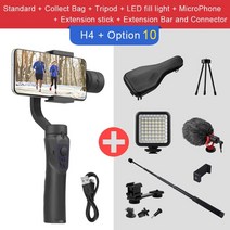 핸드폰 짐벌 셀카봉 짐벌 스마트 폰 액션 카메라 용 핸드 헬드 3 축 짐벌 안정기 녹화, 협력사, 옵션 10