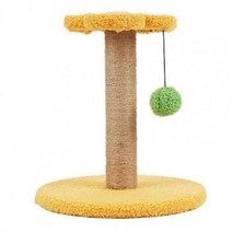 고양이구름다리 먼치킨 미니 원목 diy 뚱냥이 창문형 사랑스러운 고양이 Scratcher 타워 피부 친화적 인 지, 01 YELLOW