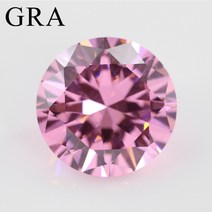 진짜 0.1ct ~ 20ct 핑크 모이사나이트 느슨한 vvs1 D 컬러 우수한 절단 실험실 제작 보석 통과 다이아몬드 테스터 인증서 포함
