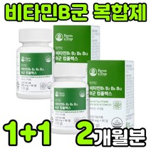 팜엔탑 VITAMIN B 바이타민 비타민 비 비군 비원 B1 B2 B6 B12 복합체 복합제 B-COMPLEX BCOMPLEX 컴플렉스 콤플렉스 수험생 어린이 청소년 영양제 추천, 2박스(2개월분)