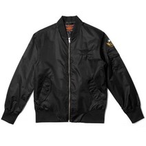 [] 남자 커플 공용 블루종 이태원 패션 빈티지 패치 항공점퍼