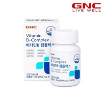 지엔씨 [지엔씨][GNC] 비타민B 컴플렉스 (60정) 30일분