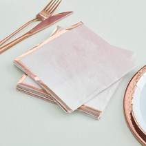 파스텔 핑크 수채화 장식용 냅킨