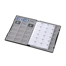 엘레컴 SD/마이크로SD 메모리카드 보관케이스, 72매 블랙