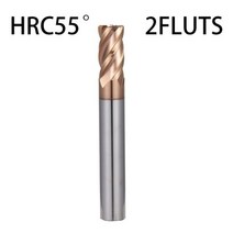 목공엔드밀 라우터 비트 밀링 KaKarot코너 반경 엔드 밀 CNC R 불노즈 커터 금속 도구 4 플루트 R0.5 R1 표면 가공 노즈 미, HRC55 4F, D12XR0.5X100