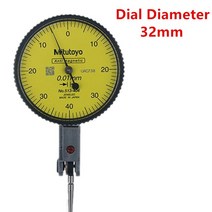 다이얼 인디케이터 인디게이터 dial indicator 정밀 측정Mitutoyo cnc 표시기 513-404 아날로그 레버 테이블 게이지 정확도 0.01 범위 0-0.8mm, 01 빨간