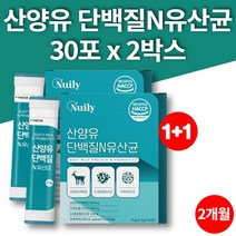 국민 어른 60대 70대 유산균 비피더스균 고트스트럼 프리미엄 네덜란드 산양 분유 스틱 물에타먹는 시니어 단백질 보충제 PROTEIN, 2박스