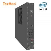 스틱PC 초 미니 PC MINIPC 안드로이드 피시 TexHoo-미니 컴퓨터 인텔 코어 i7 i5 프로세서 윈도우즈 10 프로 리눅스 씬 클라이언트 클라우드 터미널 산업, 8G RAM 256G SSD, Intel Core i3-3110M