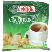 Gold Kili All Natural Instant Ginger Drink 골드 킬리 인스턴트 진저 드링크 차 생강 20입 3팩, 20 Count (Pack of 3)