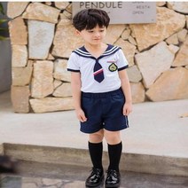 성가대복 성가대가운 찬양 초등학생을 위한 어린이 한국 학교 유니폼 정장 유치원 소년 소녀 티셔츠 네이비 스커트 선원 복장 코러스 의상교복 AliExpress, boys set+130cm height