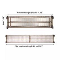 카혼 2 개대 diy 서랍 분배기 물 막이 판자 보드 양말 속옷 메이크업 그리드 취미, 2개