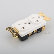 고품질 하이 엔드 베릴륨 구리 금 도금 로듐 AC 20A 전원 콘센트 벽면 분배기, 01 gold plated