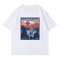 봄운동 스포츠티셔츠 등산 등산복 티셔츠 상의 새로운 여성 티셔츠 하이킹 그래픽 프린트 탑 패션 화이트