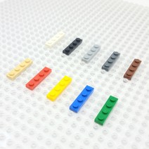 요고요 레고 호환 부품 커스텀 벌크 브릭 블럭 타일 플레이트 100G 소포장 패키지, [플레이트 1 x 4] 진회색 100G