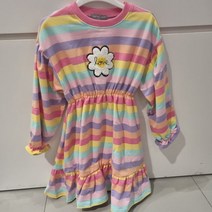 쁘띠앙팡 NC부산대점 * 2021가을신상!!!여기가 원피스맛집~ 앙증맞은 디자인 무지개색으로 편하게 입을수 있는 사랑스러운 우리공주원피스 * 쁘띠무지개원피스