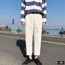 가바바 남성 청바지 다리핏이 예술적으로되는 데님팬츠 G47703