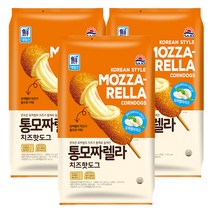 대림선 통모짜렐라치즈핫도그 400g 3봉, 3개