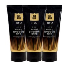 [트윈스몰] 려 초의방 프리미엄 탈모증상완화 헤어팩 300ml 홍삼 영지버섯 추출물 모근강화 모발 두피, 3개