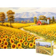 퍼즐피플 해바라기 농장 150피스 풍경 직소퍼즐, 해바라기 농장 150피스(액자없음), 150p