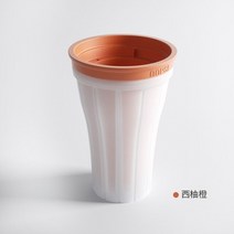 콩가는기계 두유기계 두유기 미니두유제조기DIY 슬러시 컵 아이스 메이커 컵 수제 스무디 밀크 쉐이크 병, 01 orange_01 150ml