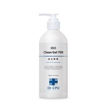 이도 닥터씨피유 손소독제 크린겔 70S 300ml 펌프, 5개
