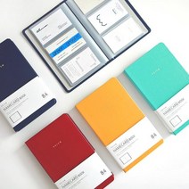 자격증 명함 지갑 보관함 케이스 포토 카드 사진 멀티 파우치 수첩 84포켓 휴대용 사무실 대학생, 민트