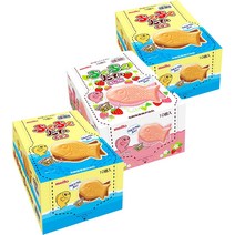 메이토 푸쿠푸쿠타이 초콜릿20개+딸기10개 붕어빵 과자 20g 30개세트 일본 바삭바삭 붕어빵