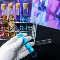 과학 실험실 투명 플라스틱 테스트 튜브 코르크 캡 식물 학교 샘플 보관 16*100mm 12ml