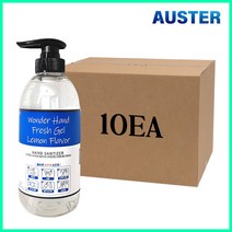 알코올 83% 레몬 겔 손소독제 자동손소독기 리필용 손소독제 (500ml) 10개입 K9 PRO 프로 소독액 에탄올 세니타이저, 1세트