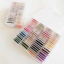 따바오 프랑스자수실 자수실세트 십자수실 실공예 40색 80색, 40컬러 보빈세트