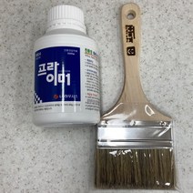 MDF6803 시트지시공구 인테리어필름전용 LG하우시스 수성프라이머(300g)붓 세트 시트지시공구/인테리어작업소품/시공구/시트지작업