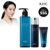 AHC [ ] 온리포맨 올인원 세트에센스+클렌징폼+바디워시, 옵션선택:001S01)올인원 세트
