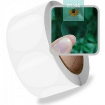 1롤_500개_네임스티커_라벨지_원형_청첩장스티커_배달스티커_2.5cm_투명 D3CE, 상세페이지 참조