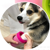 강아지 고양이 발 씻기 클리너 컵 샤워