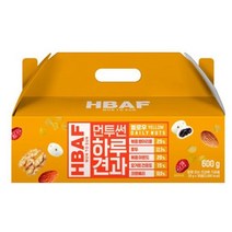 HBAF 바프 먼투썬 하루견과 옐로우 선물세트 30봉 (20gX30봉), 2개