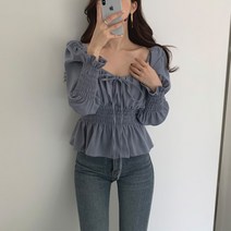 에어리 셔링 스모크 블라우스_d