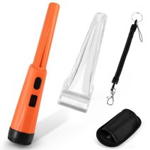 철근탐사기 해변 금속탐지기 휴대용 보물 102733, orange no battery