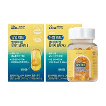 이너랩 듀얼액트 멀티비타민 알티지 오메가3 1210mg 30캡슐 x2, 2개