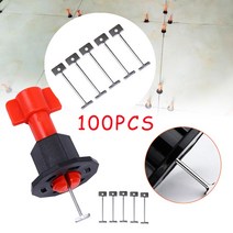 바닥 벽 타일 레벨링 시스템용 교체 스틸 바늘 레벨러 가능한 핀 타일링 건설 도구 15mm 100 개, 100pcs