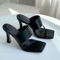샌들구두 힐 여름 쪼리신발 청바지힐 데일리 슬리퍼 미용실 발편한 버클 고무 리본