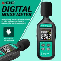소음측정기 데시벨 층간소음 ANENG-GN101 디지털 소음 측정기 35-135 db 지능형 사운드 레벨 데시벨 모니, 한개옵션0, 한개옵션1