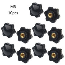 볼트 너트 나사 10pcs m5 m6 m8 m10 매화 핸드 조임 수동 클램핑 노브 썸
