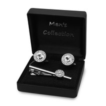 맨즈콜렉션 프리미엄 스와로브스키 넥타이핀 커프스 세트 2color