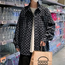 ins 마피아 체크 셔츠