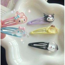[아딸맘 펀펀마켓] 산리오 똑딱핀 2P 세트 캐릭터핀 2개세트